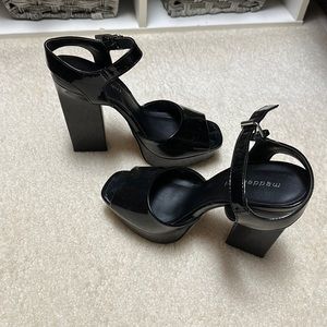 Madden Girl Black AND Nude Patent Heels